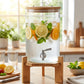 Drink Serve Dispenser with Wooden Stand