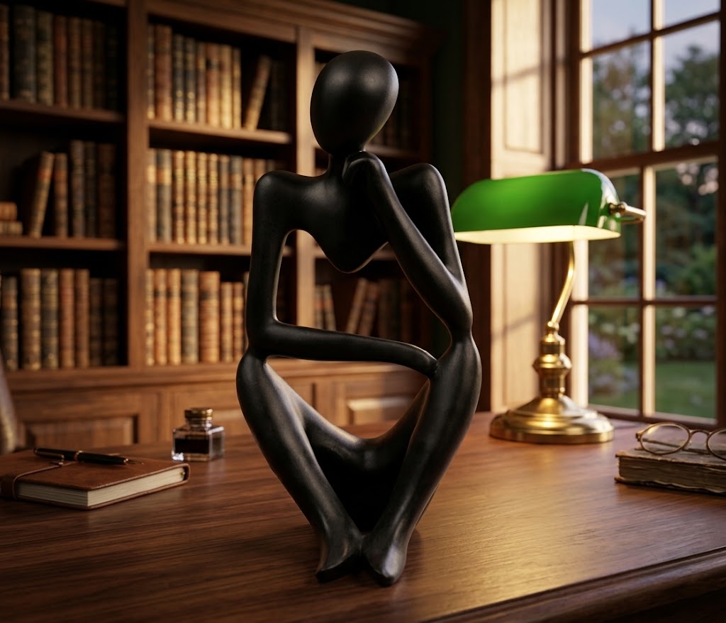 Thinking Man Art Sculpture