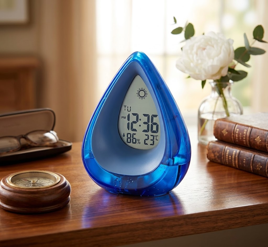 Drop Shaped Digital Alarm Clock