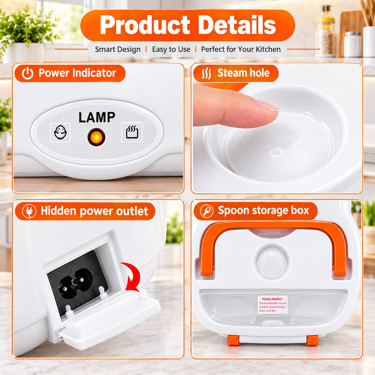 Portable Electric Heater Lunch Box