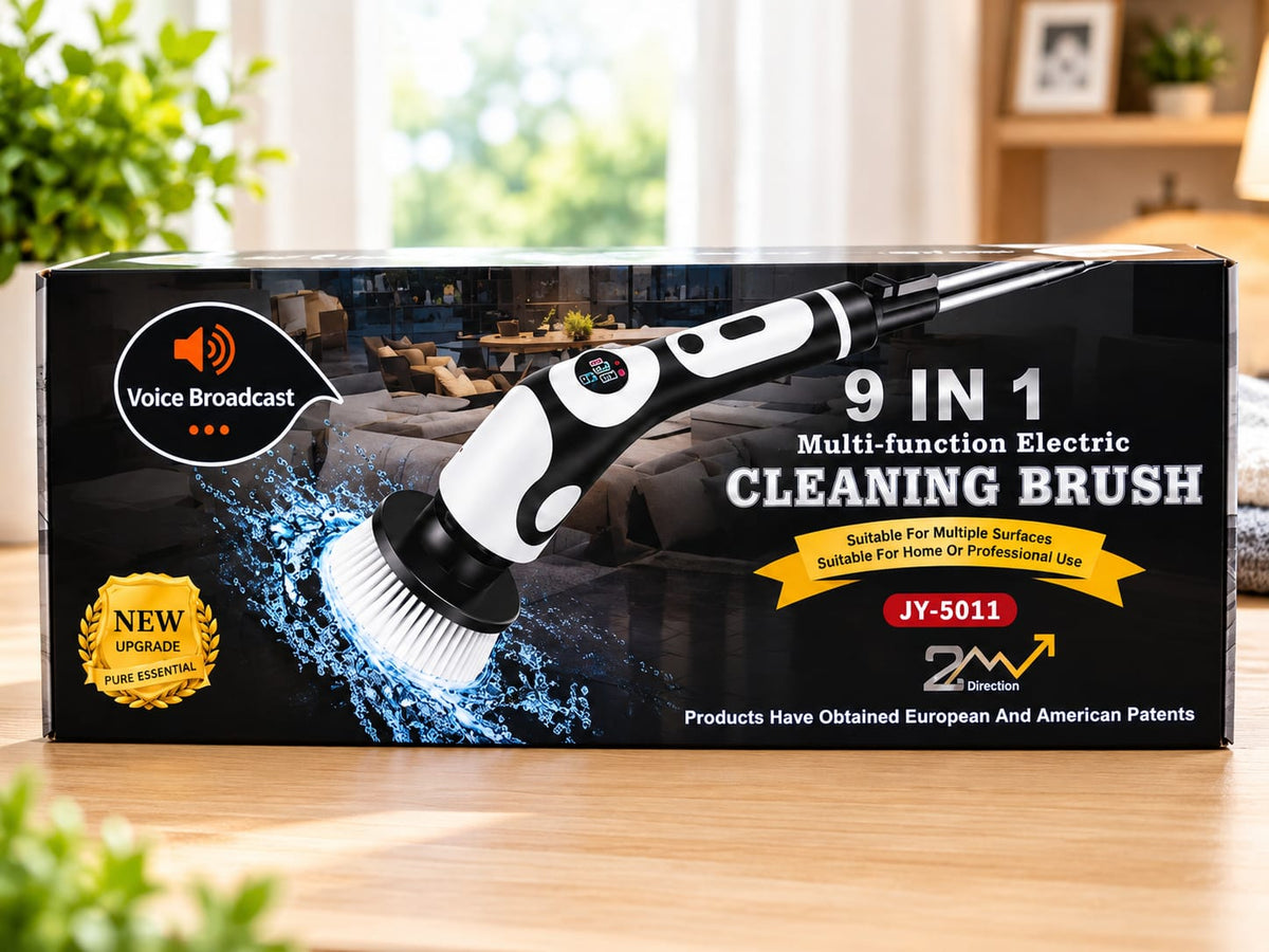 9-In-1 Multi-Function Electric Cleaning Brush
