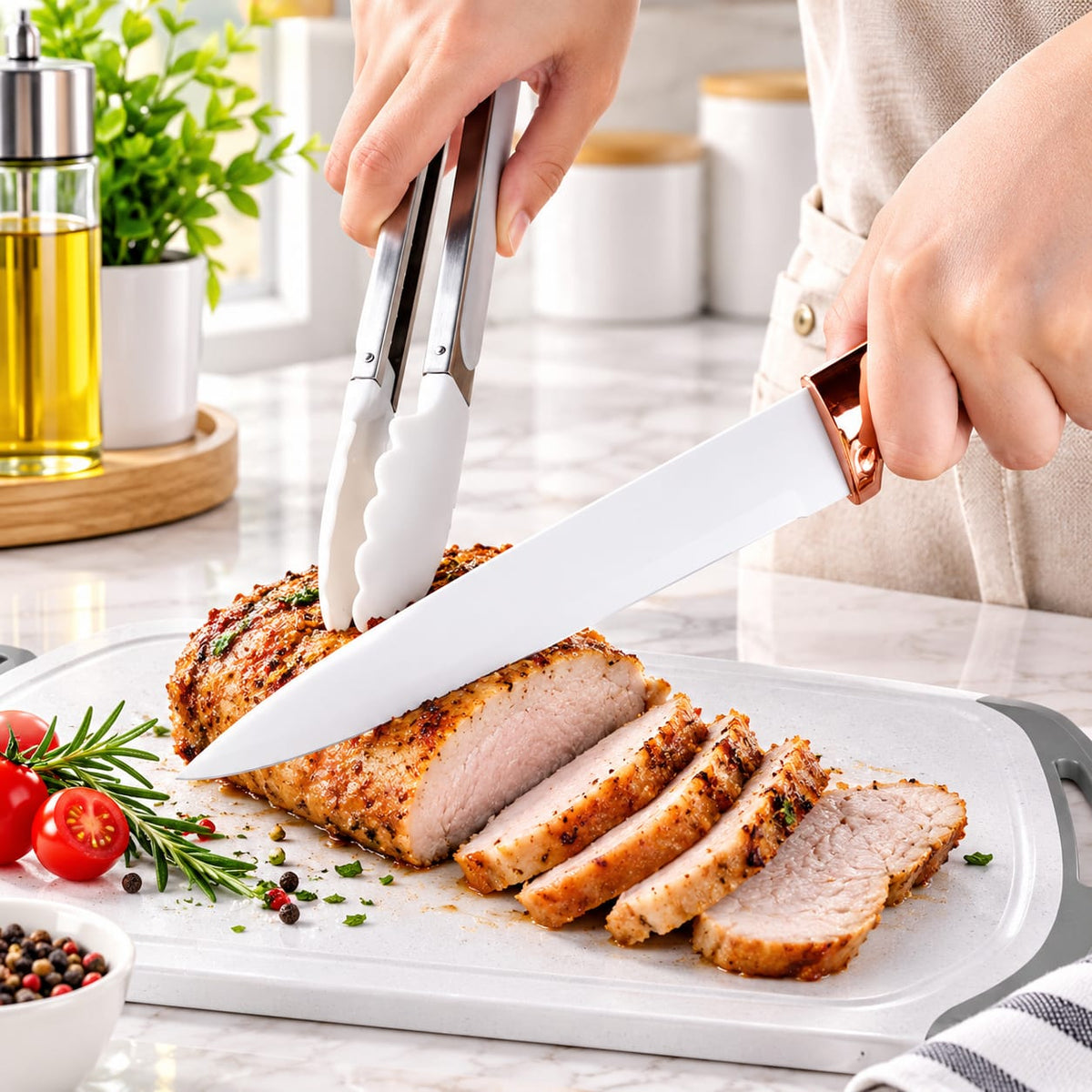 Knife & Utensil Set with Stand