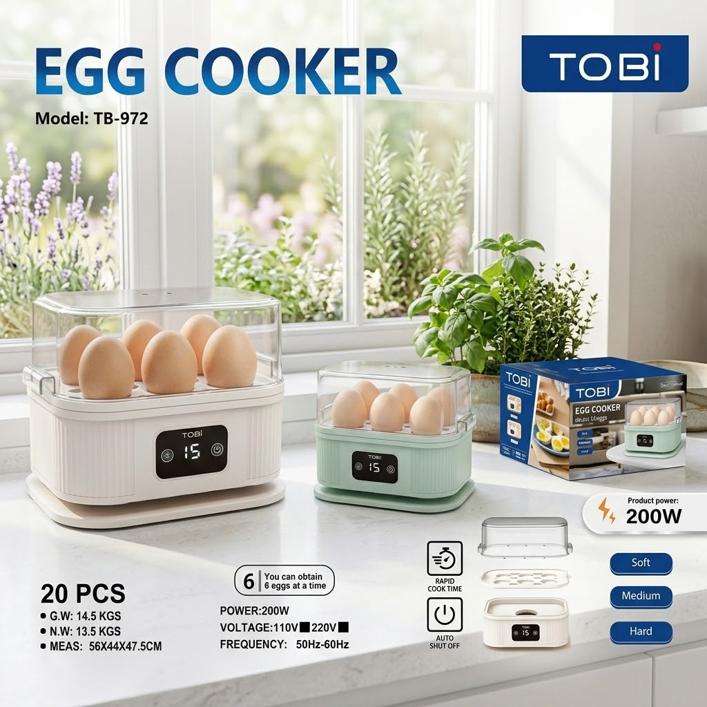 TOBi Digital Egg Cooker