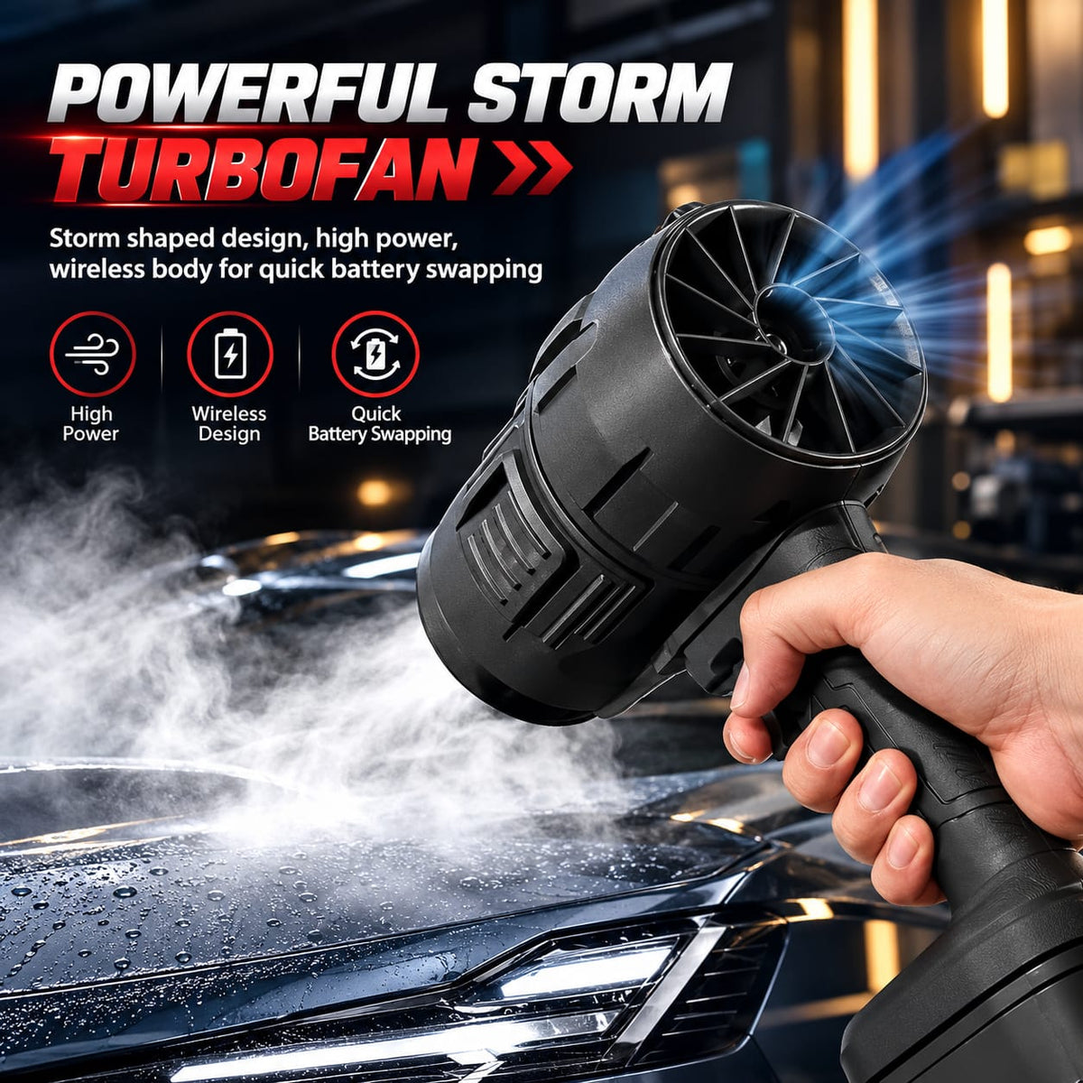 Cordless Jet Duster Blower