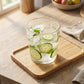 Drink Serve Dispenser with Wooden Stand